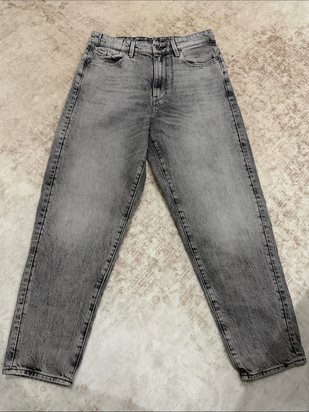 G-Star Women's Ankle Cropped Tapered Jeans — Grey Wash